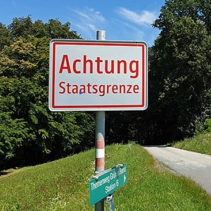 achtung grenze
