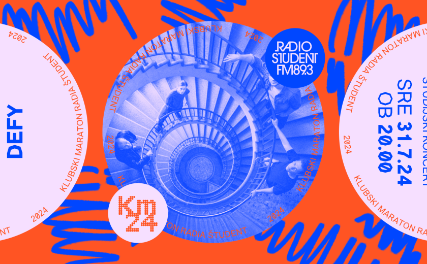 Klubski maraton 2024: Defy v živo na Radiu Študent