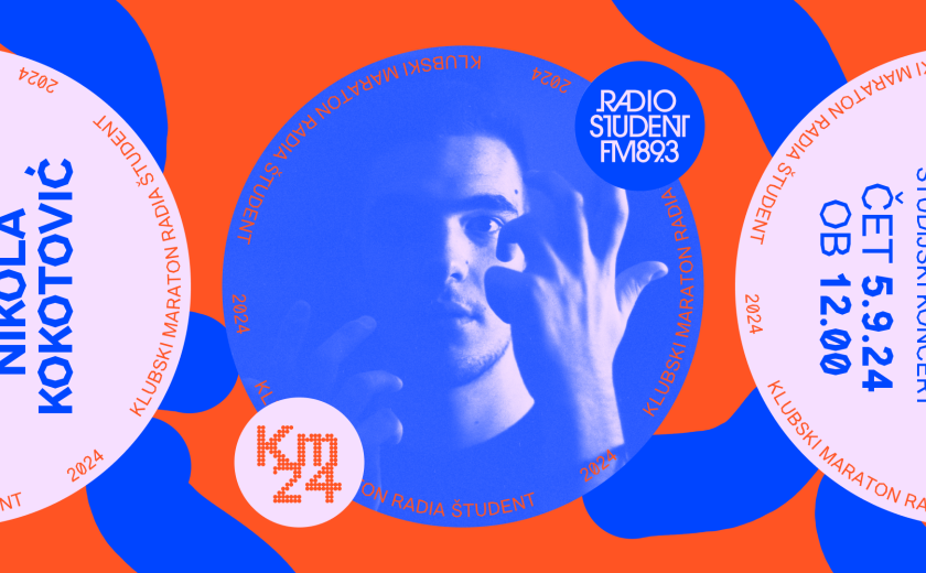 Klubski maraton 2024: Nikola Kokotović v živo na Radiu Študent