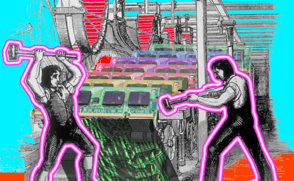 luditi uničujejo umetno inteligenco