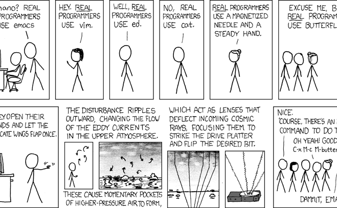 pravi programerji uporabljajo Emacs