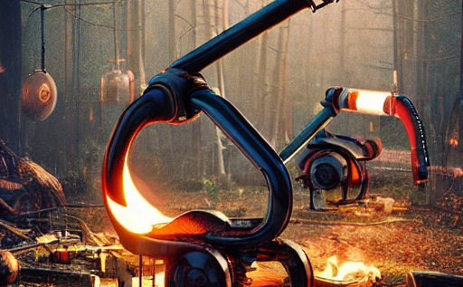 slika kovacnic, kot si jih predstavlja umetna inteligenca